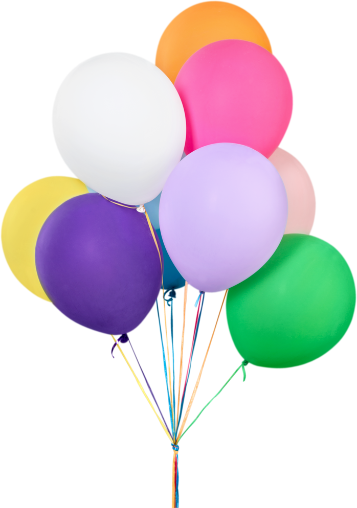 Bunch of Colorful Balloons